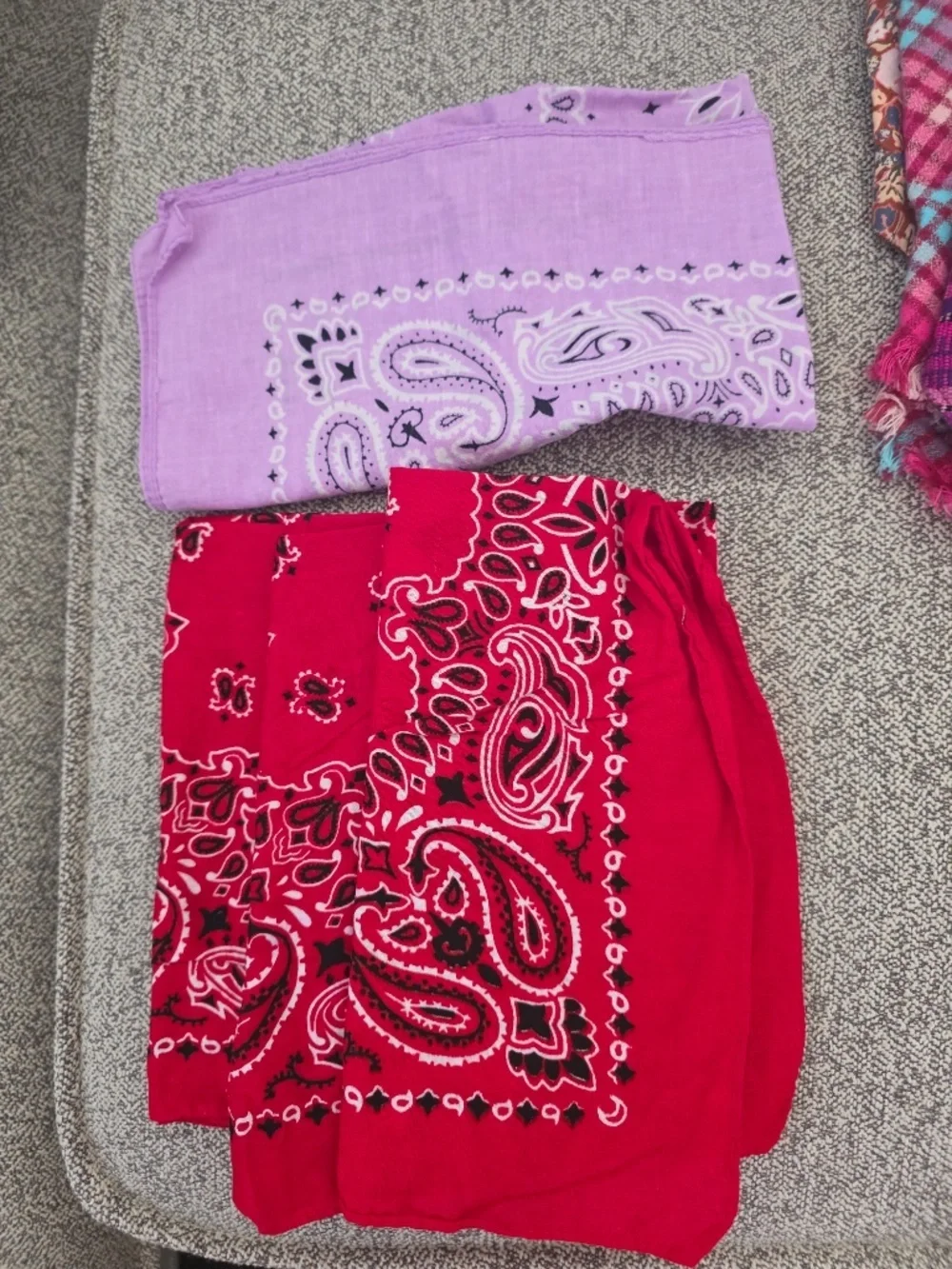 Lot of 7 Dog Bandanas and 3 Bowties